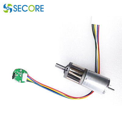 Encoder 24mm Planetary Gear Motor 12 Volt Ball Bearing For Robot