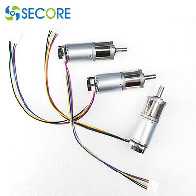 Encoder 24mm Planetary Gear Motor 12 Volt Ball Bearing For Robot